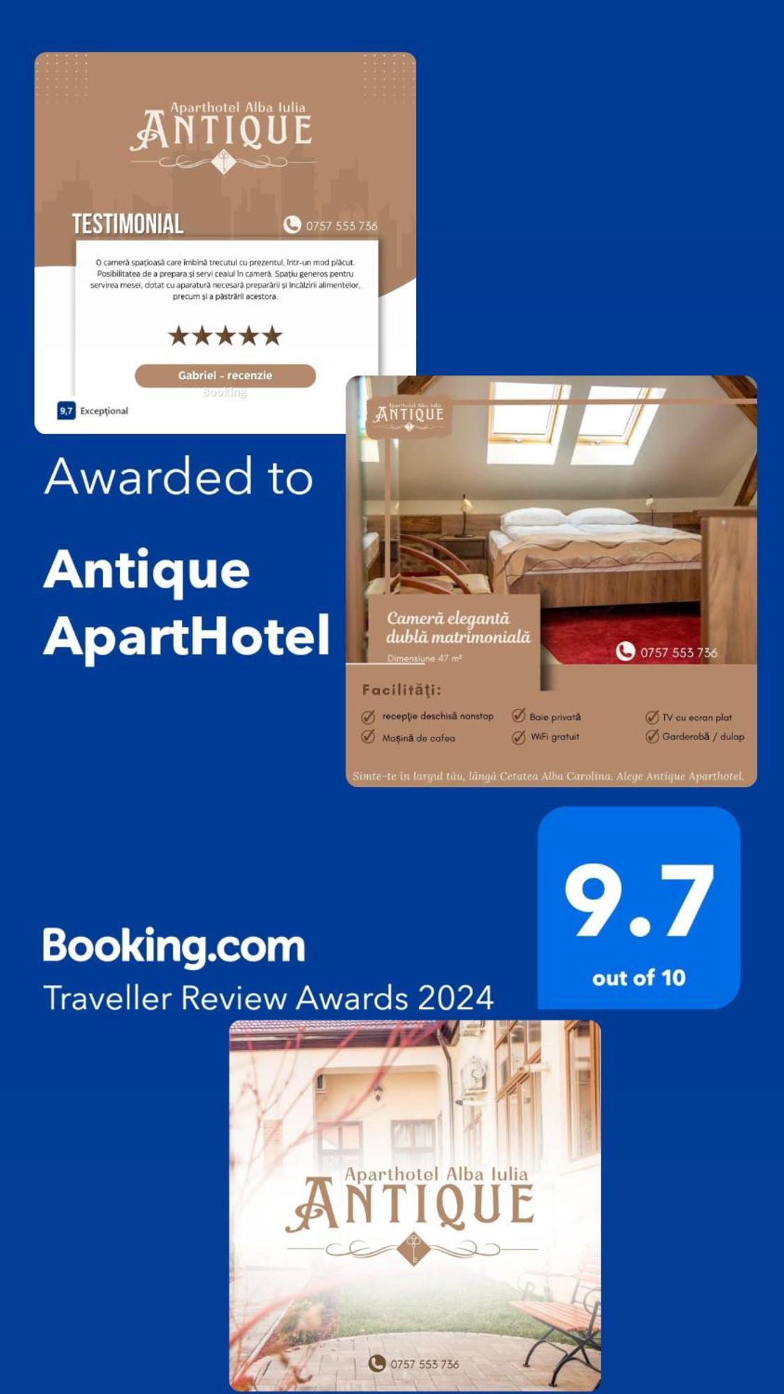 Antique Aparthotel Alba Iulia Buitenkant foto